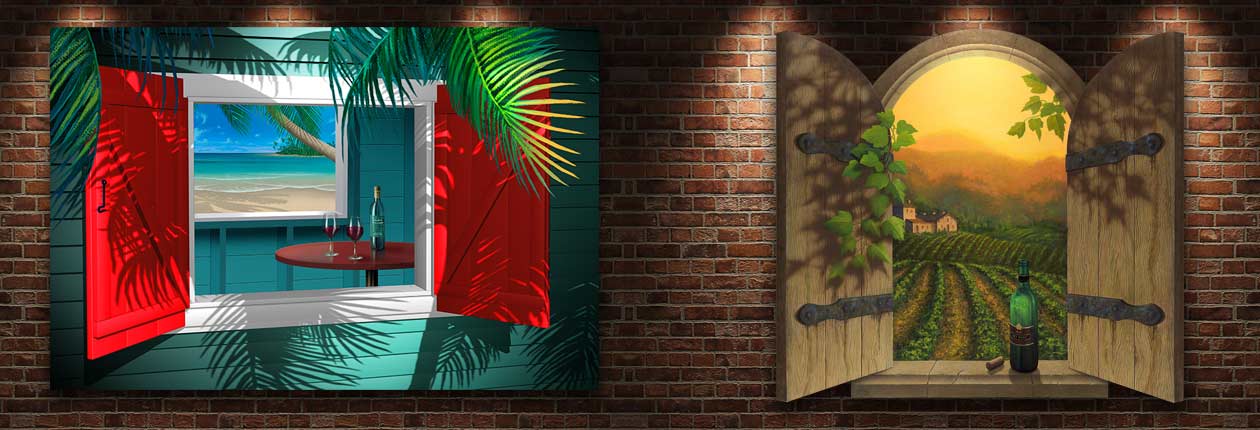 Wine Painting Yellow